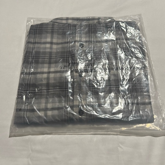 Duck Camp Gunmetal Plaid Shirt large Km - Picture 4 of 4